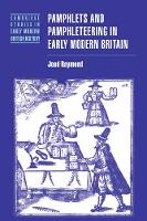 Book Cover for Pamphlets and Pamphleteering in Early Modern Britain by Joad University of East Anglia Raymond