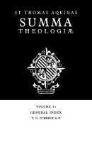 Book Cover for Summa Theologiae Index: Volume 61 by Thomas Aquinas