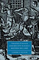 Book Cover for Theatre, Finance and Society in Early Modern England by Theodore B University of Maryland, College Park Leinwand
