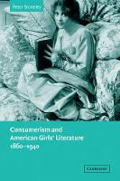 Book Cover for Consumerism and American Girls' Literature, 1860–1940 by Peter (Queen's University Belfast) Stoneley