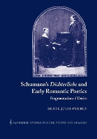 Book Cover for Schumann's Dichterliebe and Early Romantic Poetics by Beate Julia Christs College, Cambridge Perrey
