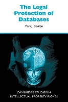 Book Cover for The Legal Protection of Databases by Mark J Monash University, Victoria Davison