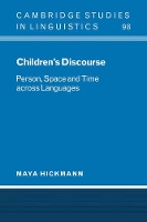 Book Cover for Children's Discourse by Maya Université de Paris V Hickmann