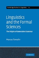 Book Cover for Linguistics and the Formal Sciences by Marcus University of Cambridge Tomalin