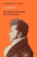 Book Cover for Reading Realism in Stendhal by Ann Jefferson