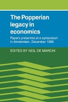 Book Cover for The Popperian Legacy in Economics by Neil de Marchi