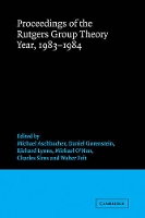 Book Cover for Proceedings of the Rutgers Group Theory Year, 1983–1984 by Michael Aschbacher