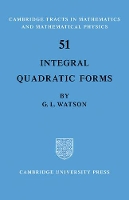 Book Cover for Integral Quadratic Forms by Watson