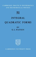 Book Cover for Integral Quadratic Forms by Watson