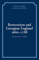 Book Cover for Restoration and Georgian England 1660-1788 by David Thomas