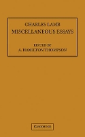 Book Cover for Miscellaneous Essays by Charles Lamb