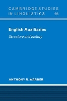 Book Cover for English Auxiliaries by Anthony R Warner