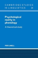 Book Cover for Psychological Reality in Phonology by Per Linell