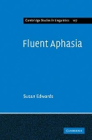 Book Cover for Fluent Aphasia by Susan University of Reading Edwards