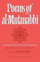 Book Cover for Poems of Al-Mutanabbî by A J Arberry