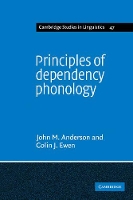 Book Cover for Principles of Dependency Phonology by John Mathieson Anderson, Colin J Ewen