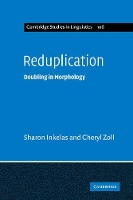 Book Cover for Reduplication by Sharon University of California, Berkeley Inkelas, Cheryl Massachusetts Institute of Technology Zoll