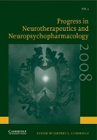 Book Cover for Progress in Neurotherapeutics and Neuropsychopharmacology: Volume 3, 2008 by Jeffrey L. Cummings