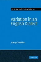 Book Cover for Variation in an English Dialect by Jenny Cheshire