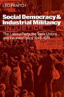 Book Cover for Social Democracy and Industrial Militiancy by Leo Panitch