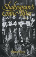 Book Cover for Shakespeare's Comic Rites by Edward Berry