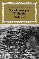 Book Cover for Social History of Timbuktu by Elias N Saad