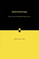 Book Cover for Epistemology by Anthony OHear