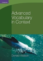 Book Cover for Advanced Vocabulary in Context by Donald Watson