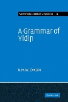 Book Cover for A Grammar of Yidin by R M W Dixon