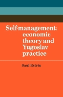 Book Cover for Self-Management by Saul Estrin