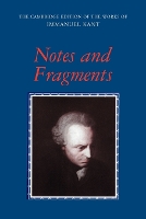 Book Cover for Notes and Fragments by Immanuel Kant