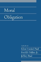 Book Cover for Moral Obligation: Volume 27, Part 2 by Ellen Frankel (Bowling Green State University, Ohio) Paul