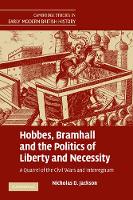 Book Cover for Hobbes, Bramhall and the Politics of Liberty and Necessity by Nicholas D Utica College, New York Jackson