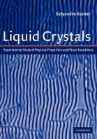 Book Cover for Liquid Crystals by Satyendra (Kent State University, Ohio) Kumar