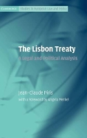 Book Cover for The Lisbon Treaty by Jean-Claude Piris, Angela Merkel