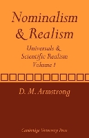 Book Cover for Nominalism and Realism: Volume 1 by D. M. Armstrong