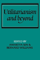 Book Cover for Utilitarianism and Beyond by Amartya, FBA Sen