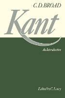 Book Cover for Kant: An Introduction by C D Broad