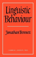 Book Cover for Linguistic Behaviour by Jonathan Bennett