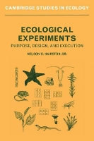 Book Cover for Ecological Experiments by Nelson G University of North Carolina, Chapel Hill Hairston