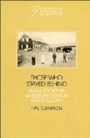 Book Cover for Those who Stayed Behind by Hal S Barron