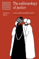 Book Cover for The Anthropology of Justice by Lawrence Princeton University, New Jersey Rosen