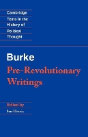 Book Cover for Pre-Revolutionary Writings by Edmund Burke