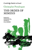 Book Cover for The Order of Mimesis by Christopher Prendergast