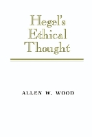 Book Cover for Hegel's Ethical Thought by Allen W Wood