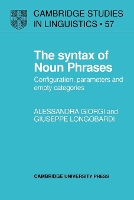 Book Cover for The Syntax of Noun Phrases by Alessandra Università degli Studi di Venezia Giorgi, Giuseppe Longobardi