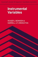 Book Cover for Instrumental Variables by Roger J. (University of Western Australia, Perth) Bowden, Darrell A. (University of Western Australia, Perth) Turkington