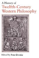Book Cover for A History of Twelfth-Century Western Philosophy by Peter Dronke