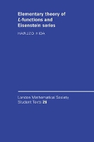 Book Cover for Elementary Theory of L-functions and Eisenstein Series by Haruzo University of California, Los Angeles Hida