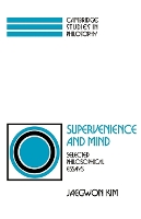 Book Cover for Supervenience and Mind by Jaegwon Kim